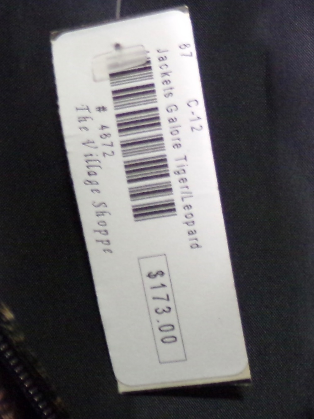 NWT Jacket’s Galore by John Farah Tiger/Leopard Jacket Scale Like Shine Size M - Picture 10 of 10